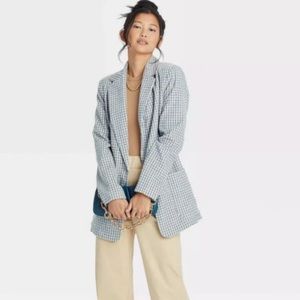 New - A New Day - Plaid Blazer Jacket